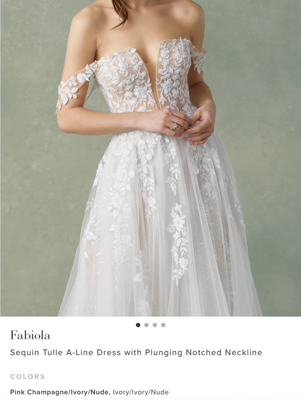 Justin Alexander Fabiola wedding dress